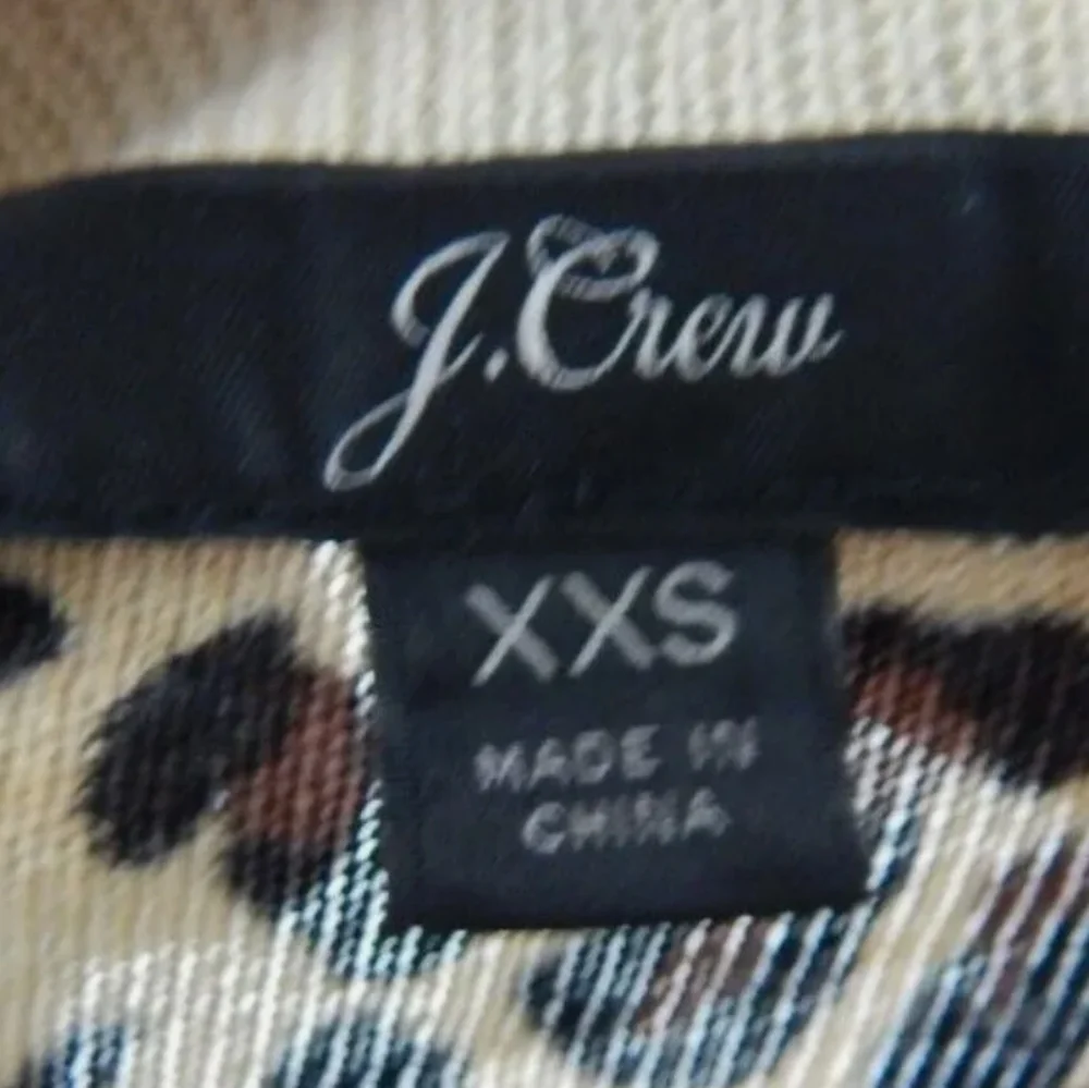 J. Crew Leopard Print Tippi Sweater